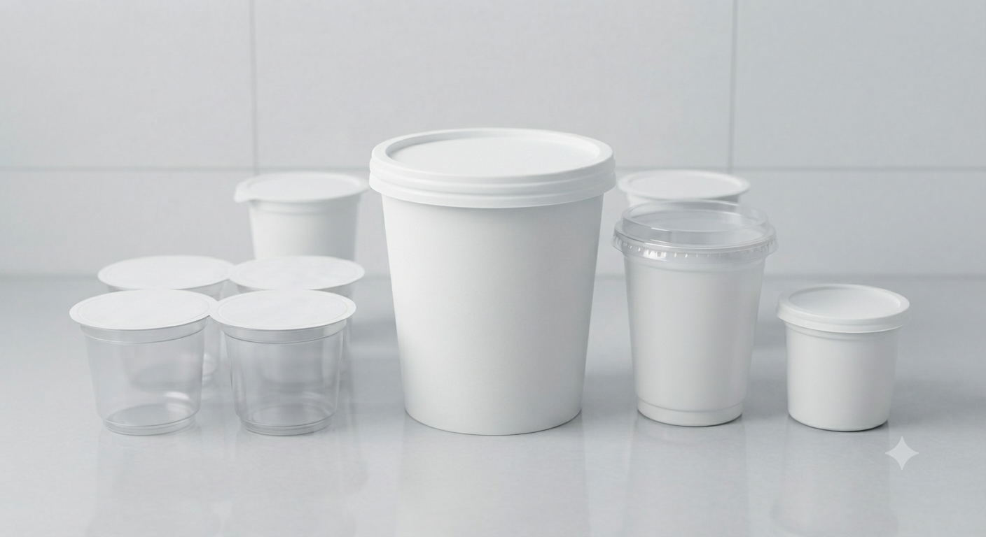 Dairy and cultured cups